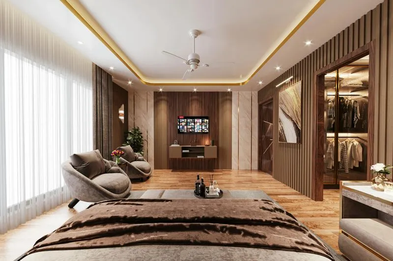 Luxury master bedroom