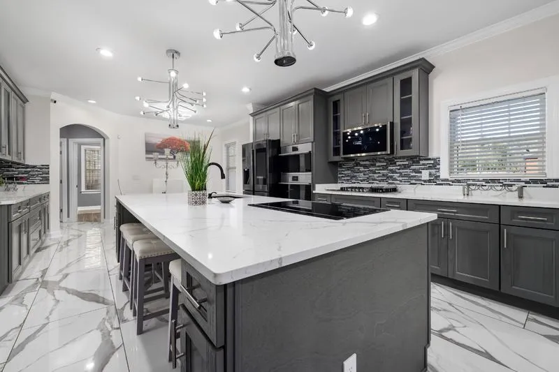 Modern open kitchen