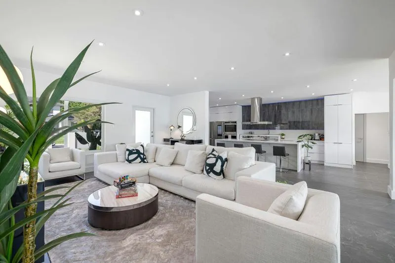 Open plan living space